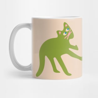 THIS CUTE CAT IS WHERE IT'S AT Funny Charming Kitten Pet - UnBlink Studio by Jackie Tahara Mug